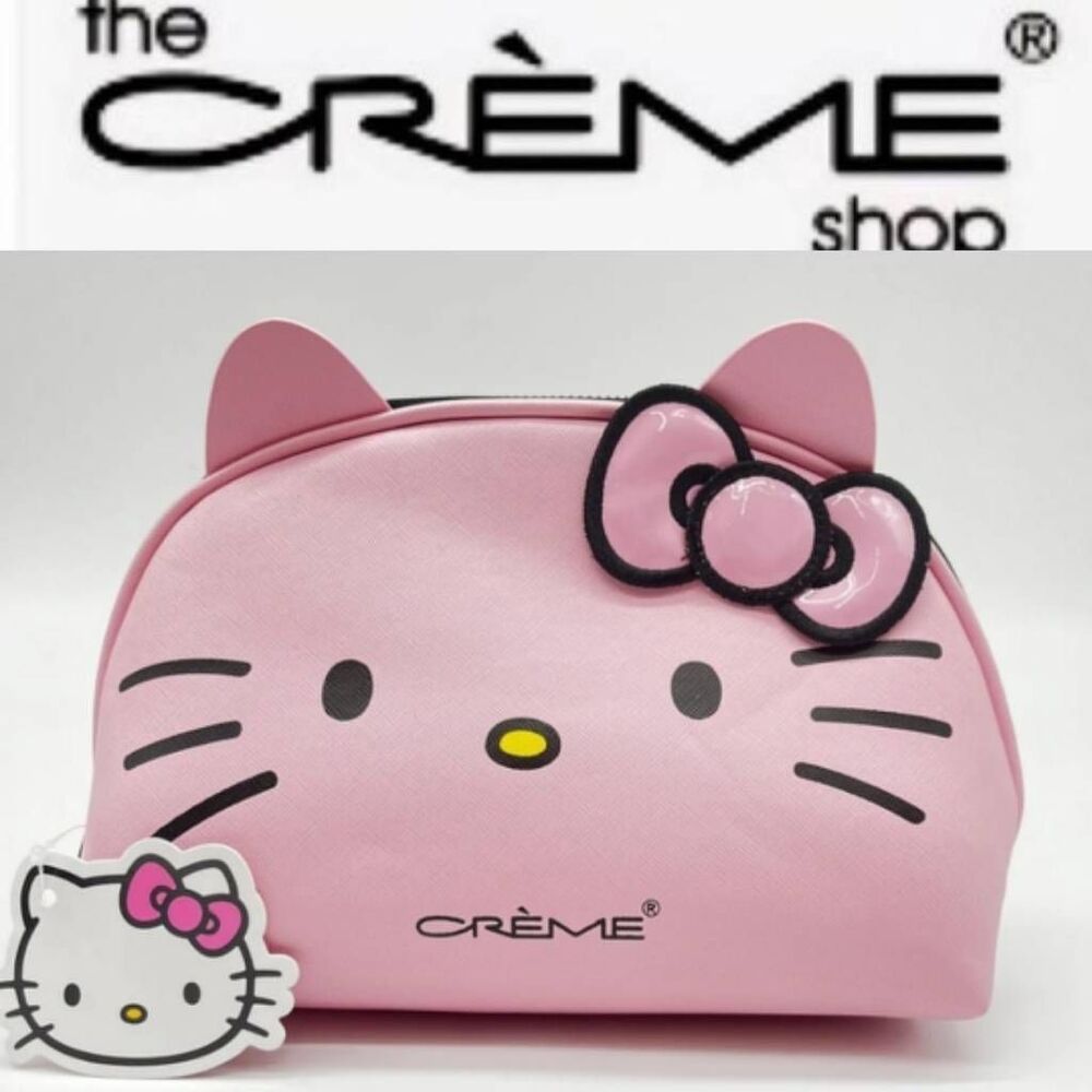 The Creme Shop X Hello Kitty Think Pink Cosmetic Pouch